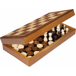 JEU D'ECHECS ET DAMES PLIABLE