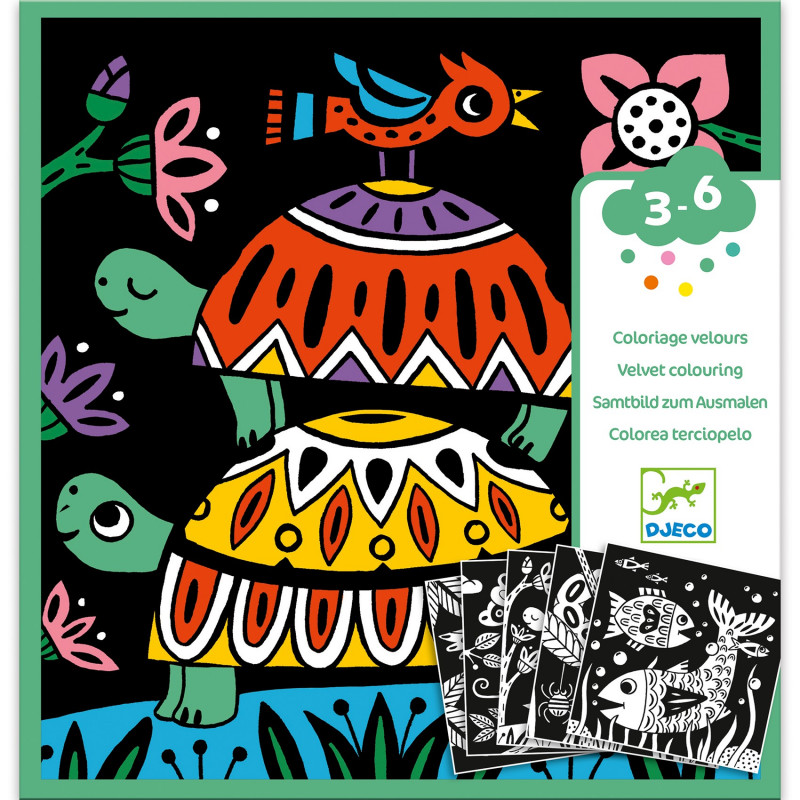 VELVET COLOURING - CREEPY CRAWLIES VELVET COLOURING - CREEPY CRAWLIES