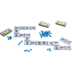 DOMINOES IN ACTION (FRENCH BOX)