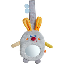 DANGLING FIGURE MIRROR BUNNY