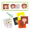 CREER AVEC DES STICKERS - COIFFEUR