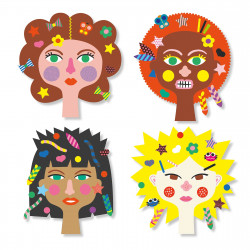 CREATE WITH STICKERS - HAIRDRESSER 