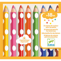 8 COLOURING PENCILS FOR...