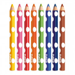 8 COLOURING PENCILS FOR LITTLE ONES