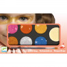 PALETTE 6 COLOURS FACE PAINTING - METALLIC