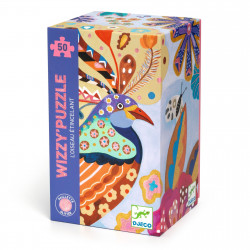 WIZZY'PUZZLE 50 PCS - L\'OISEAU ÉTINCELANT