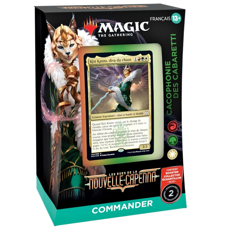 MAGIC THE GATHERING : LES RUES DE LA NOUVELLE CAPENNA - COMMANDER DECK : CACOPHONIE DES CABARETTI MAGIC THE GATHERING : LES RUES DE LA NOUVELLE CAPENNA - COMMANDER DECK : CACOPHONIE DES CABARETTI