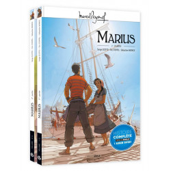 M.PAGNOL EN BD : MARIUS - PACK PROMO HISTOIRE COMPLÈTE