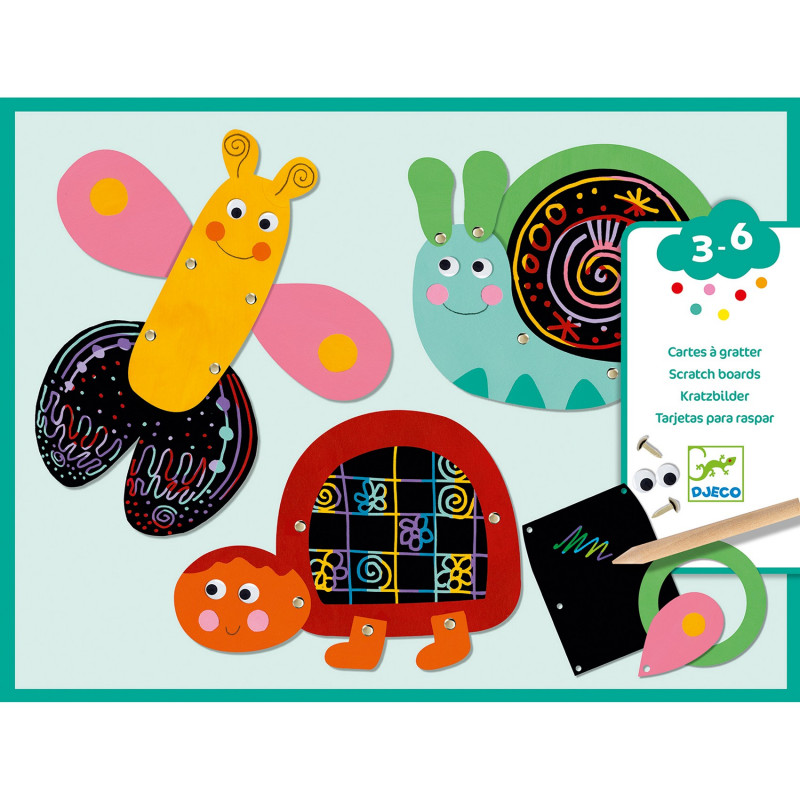 SCRATCH BOARDS - SCRATCH THE FUNNY ANIMALS SCRATCH BOARDS - SCRATCH THE FUNNY ANIMALS