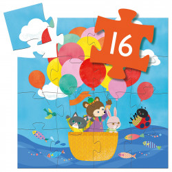 PUZZLE SILHOUETTE - LA MONTGOLFIÈRE - 16 PCS