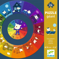 PUZZLE GÉANT - LES COULEURS