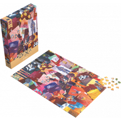 DIXIT PUZZLE 1000 PCS - RED MISHMASH