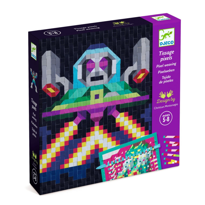 PAPER ACTIVITY - PIXEL WEAVING INVADERS