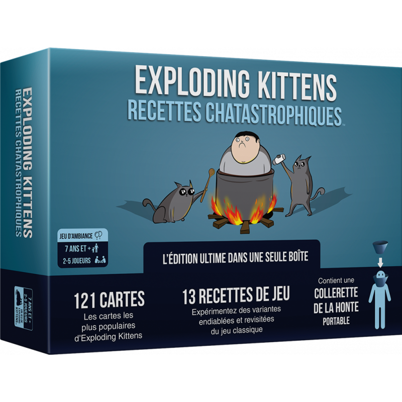 EXPLODING KITTENS : RECETTES CHATASTROPHIQUES EXPLODING KITTENS : RECETTES CHATASTROPHIQUES