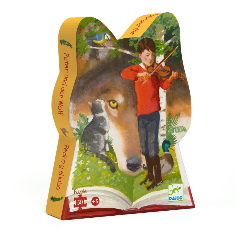 SILHOUETTE PUZZLES - PETER AND THE WOLF 54 PCS SILHOUETTE PUZZLES - PETER AND THE WOLF 54 PCS