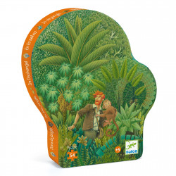 PUZZLE SILHOUETTE - DANS LA JUNGLE 54 PCS