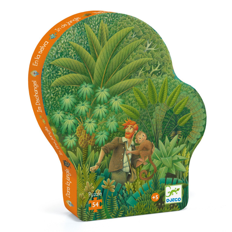 SILHOUETTE PUZZLES - IN THE JUNGLE 54 PCS SILHOUETTE PUZZLES - IN THE JUNGLE 54 PCS