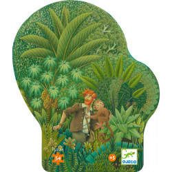 PUZZLE SILHOUETTE - DANS LA JUNGLE 54 PCS