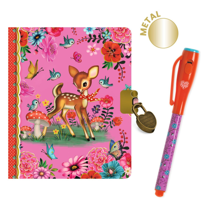 CARNET SECRET FIONA + FEUTRE MAGIQUE CARNET SECRET FIONA + FEUTRE MAGIQUE