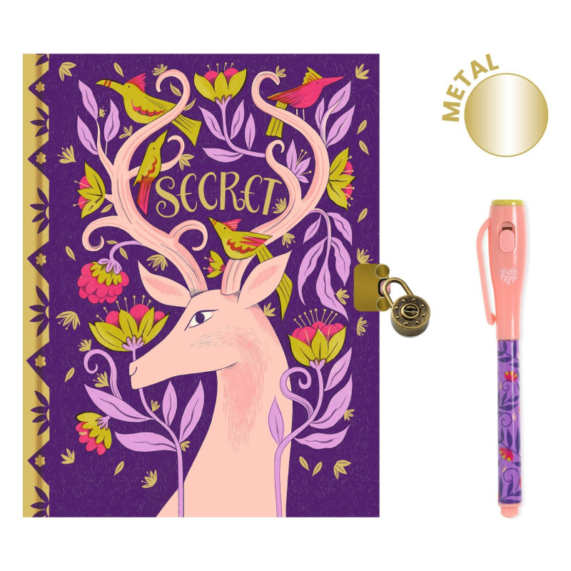 CARNET SECRET MELISSA + FEUTRE MAGIQUE CARNET SECRET MELISSA + FEUTRE MAGIQUE