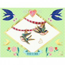 YOU & ME BRACELETS - BIRDS RIBBONS 