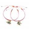 BRACELETS YOU & ME - RUBANS OISEAUX