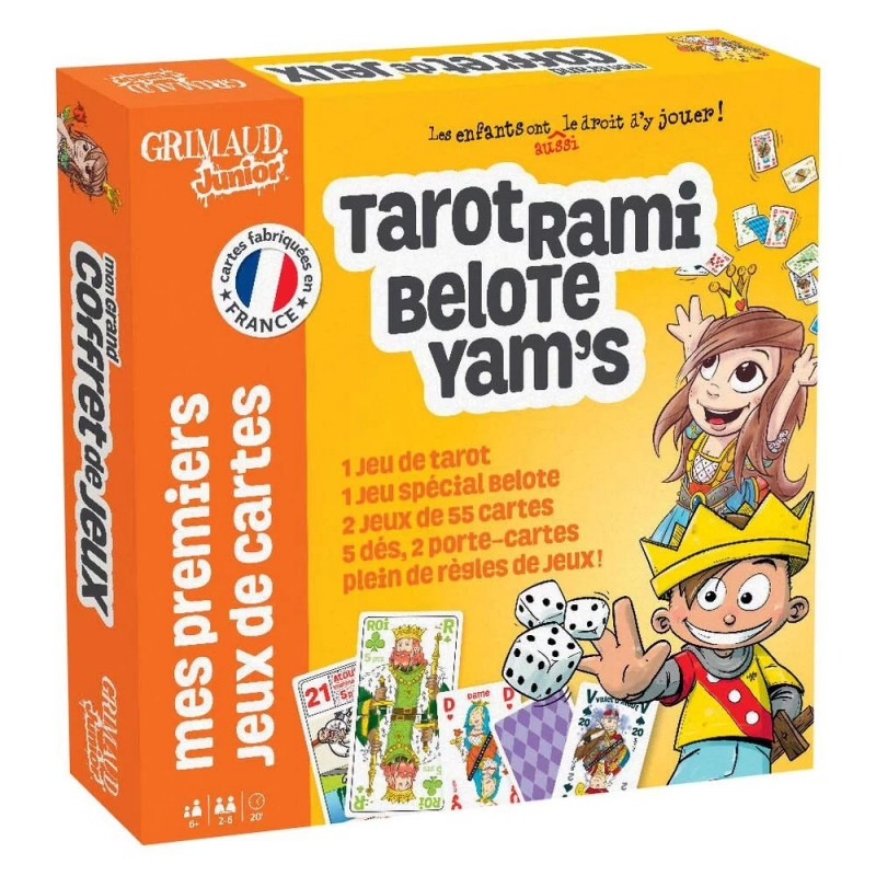 Jeu de Belote Junior  Mes premiers jeux de cartes enfant - Ducale