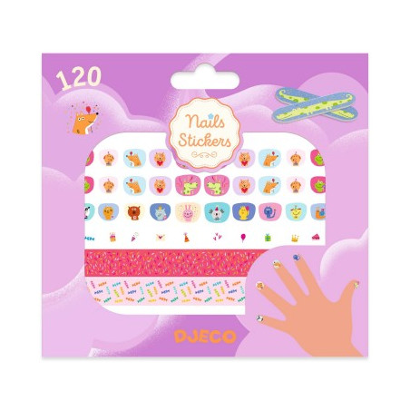 NAILS STICKERS JOYEUX ANNIVERSAIRE