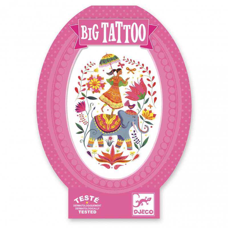 BIG TATTOO - ROSE INDIA BIG TATTOO - ROSE INDIA