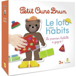 PETIT OURS BRUN - LE LOTO DES HABITS